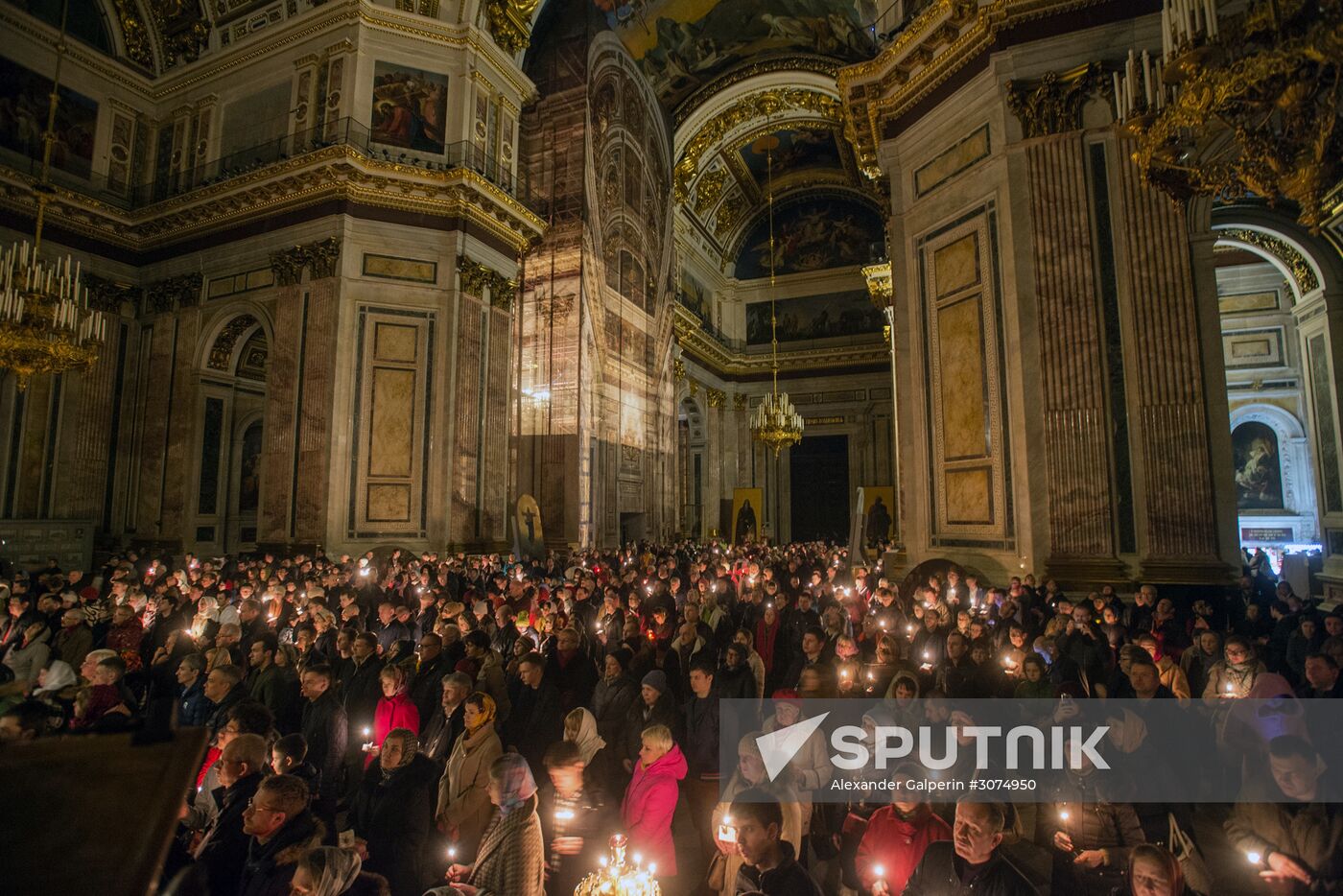 Easter celebrated in Russia