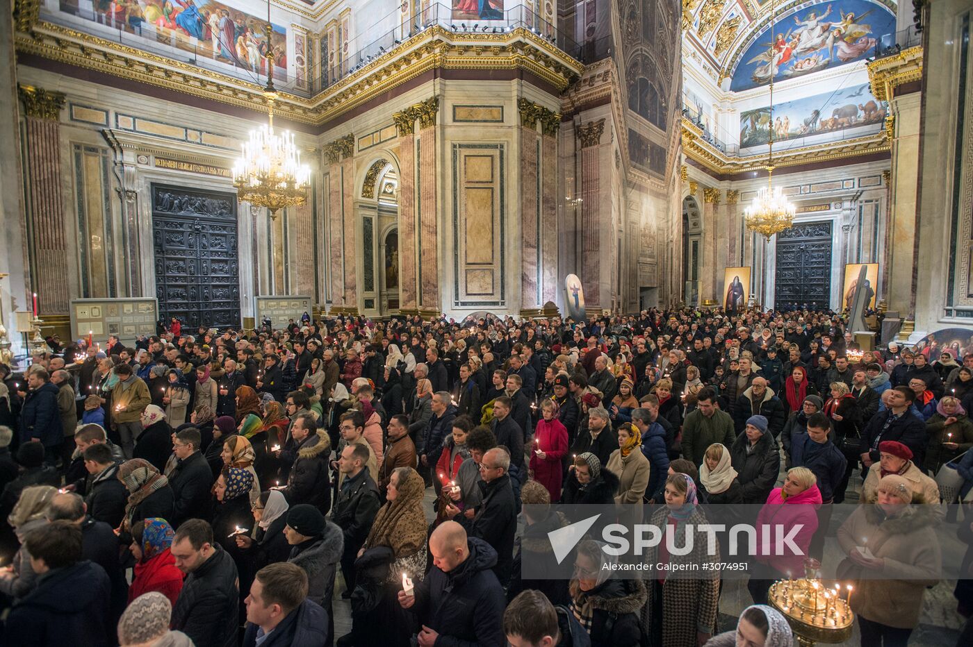 Easter celebrated in Russia