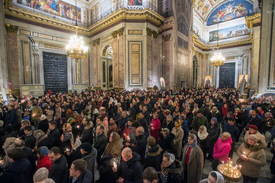Easter celebrated in Russia