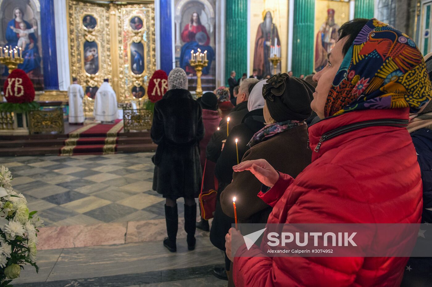 Easter celebrated in Russia
