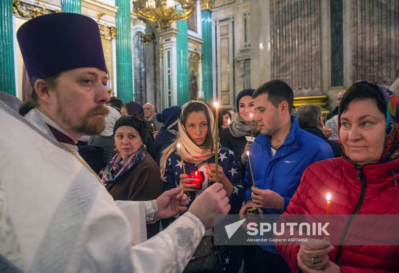 Easter celebrated in Russia