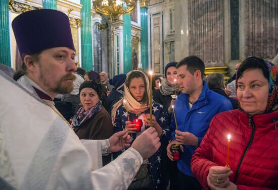 Easter celebrated in Russia