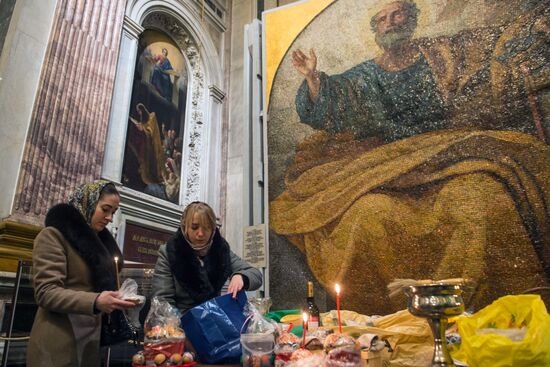 Easter celebrated in Russia