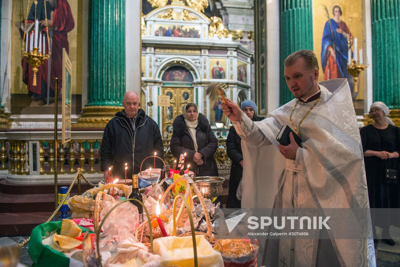 Easter celebrated in Russia