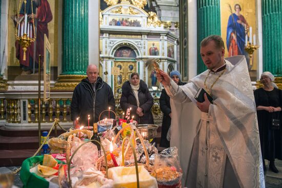 Easter celebrated in Russia