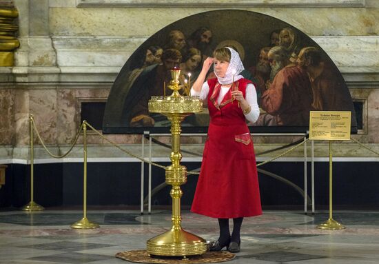 Easter celebrated in Russia