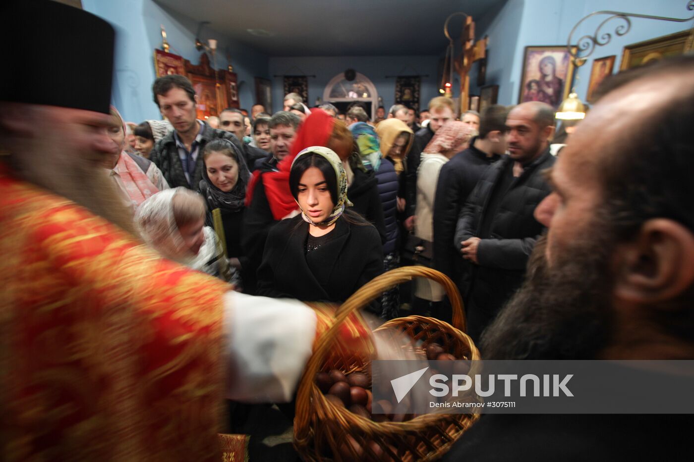 Easter celebrated in Russia