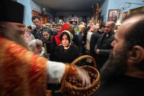 Easter celebrated in Russia