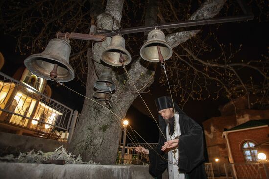 Easter celebrated in Russia