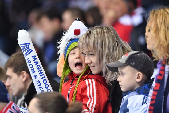 Kontinental Hockey League. Metallurg Magnitogorsk vs. SKA