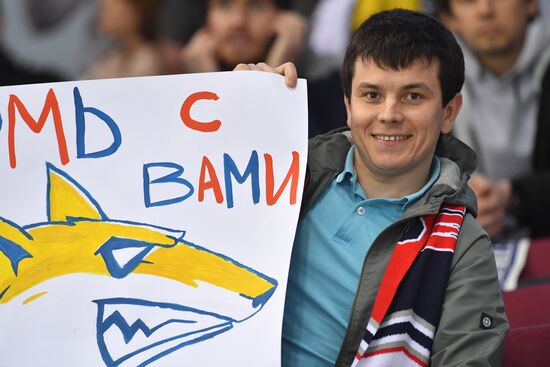 Kontinental Hockey League. Metallurg Magnitogorsk vs. SKA