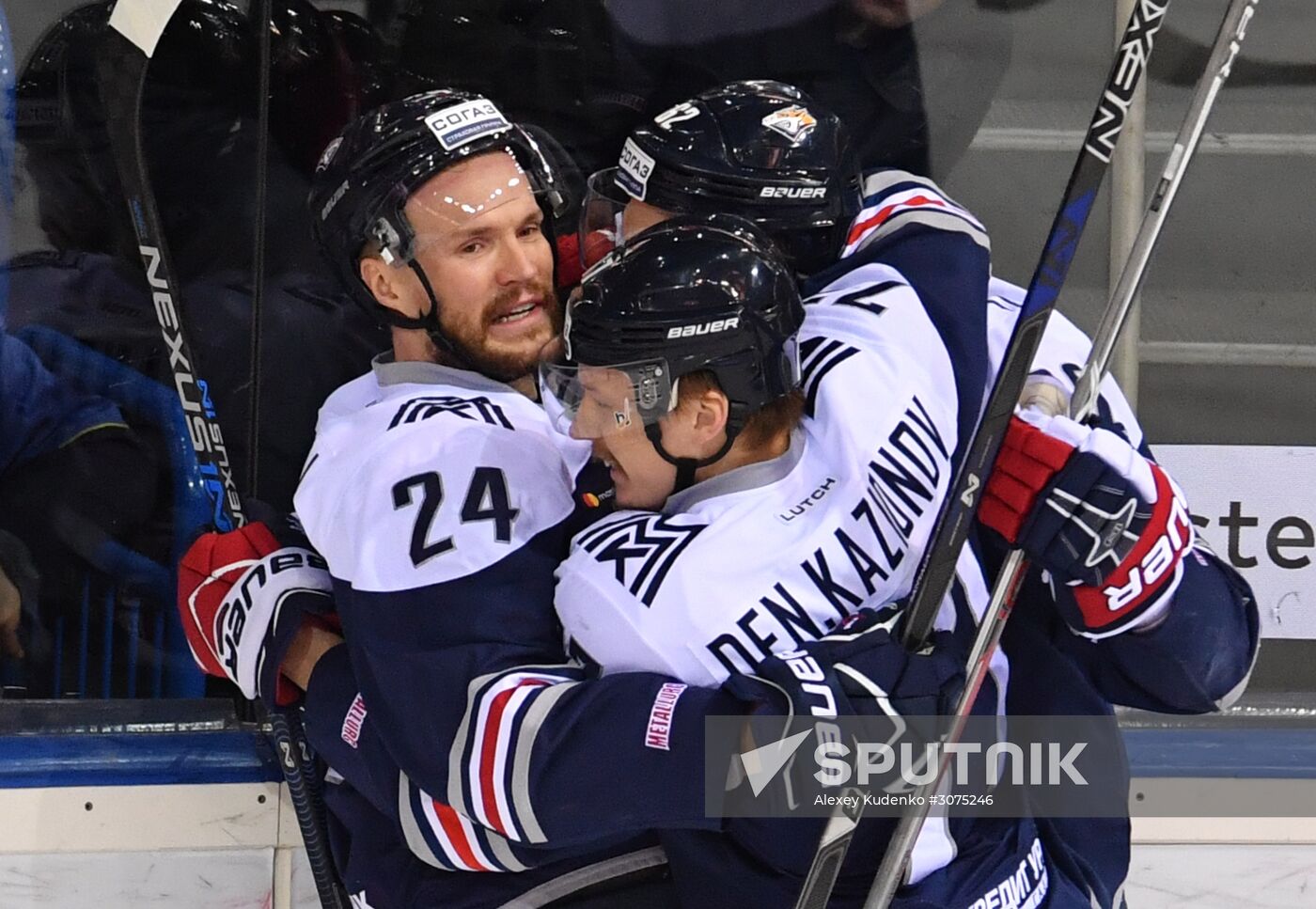 Kontinental Hockey League. Metallurg Magnitogorsk vs. SKA