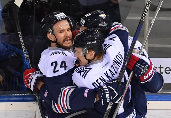 Kontinental Hockey League. Metallurg Magnitogorsk vs. SKA