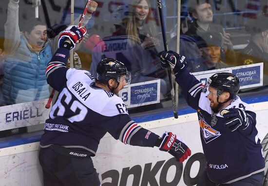 Kontinental Hockey League. Metallurg Magnitogorsk vs. SKA