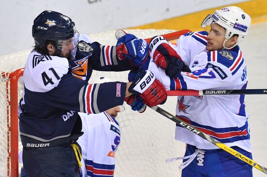 Kontinental Hockey League. Metallurg Magnitogorsk vs. SKA