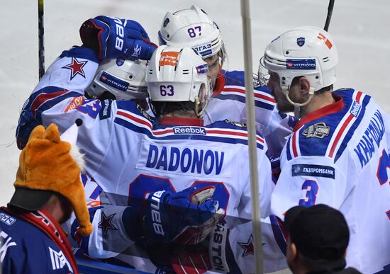 Kontinental Hockey League. Metallurg Magnitogorsk vs. SKA