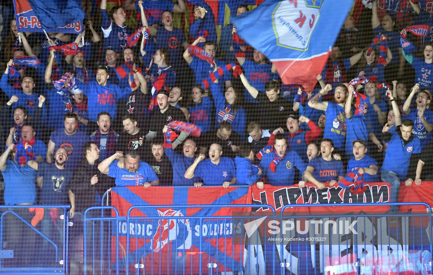 Kontinental Hockey League. Metallurg Magnitogorsk vs. SKA