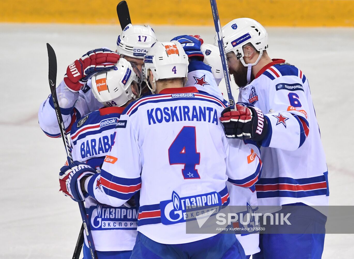 Kontinental Hockey League. Metallurg Magnitogorsk vs. SKA