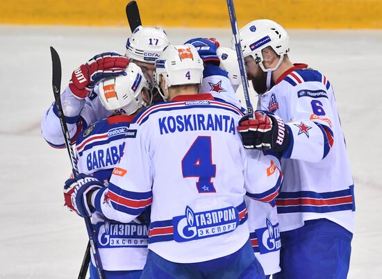 Kontinental Hockey League. Metallurg Magnitogorsk vs. SKA