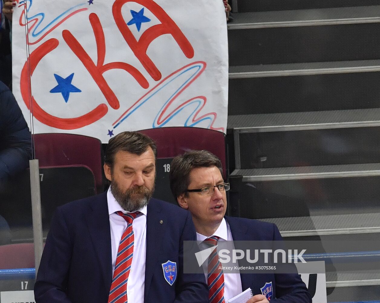 Kontinental Hockey League. Metallurg Magnitogorsk vs. SKA