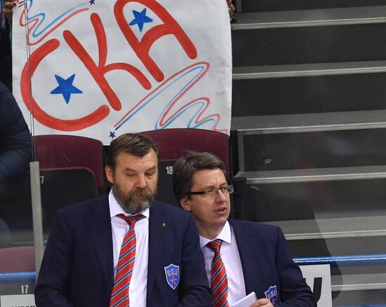 Kontinental Hockey League. Metallurg Magnitogorsk vs. SKA