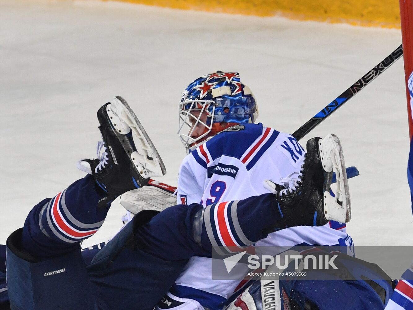 Kontinental Hockey League. Metallurg Magnitogorsk vs. SKA