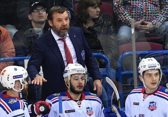 Kontinental Hockey League. Metallurg Magnitogorsk vs. SKA