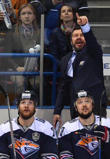 Kontinental Hockey League. Metallurg Magnitogorsk vs. SKA