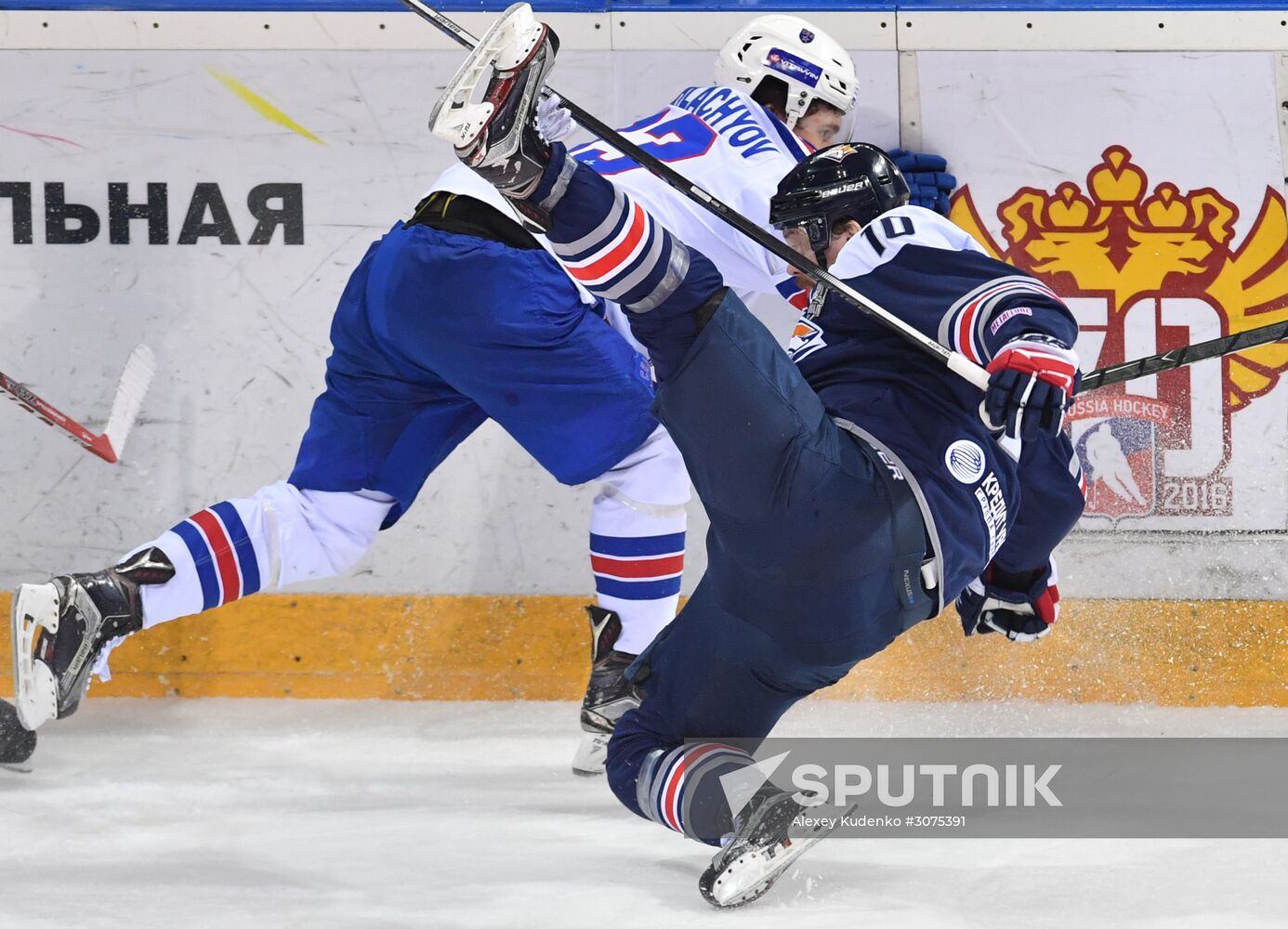 Kontinental Hockey League. Metallurg Magnitogorsk vs. SKA