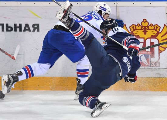 Kontinental Hockey League. Metallurg Magnitogorsk vs. SKA