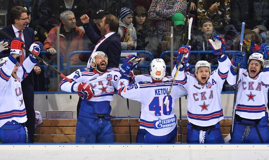 Kontinental Hockey League. Metallurg Magnitogorsk vs. SKA
