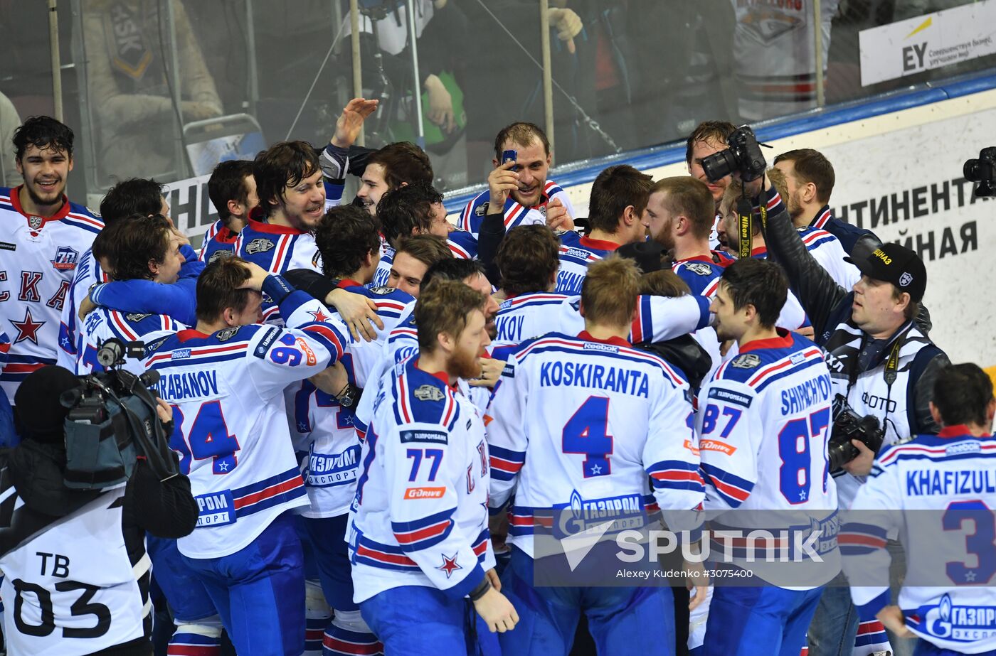 Kontinental Hockey League. Metallurg Magnitogorsk vs. SKA