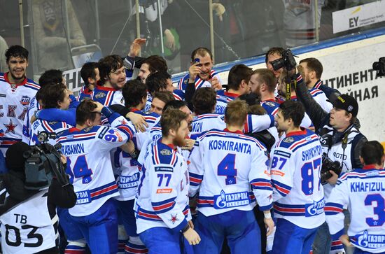 Kontinental Hockey League. Metallurg Magnitogorsk vs. SKA