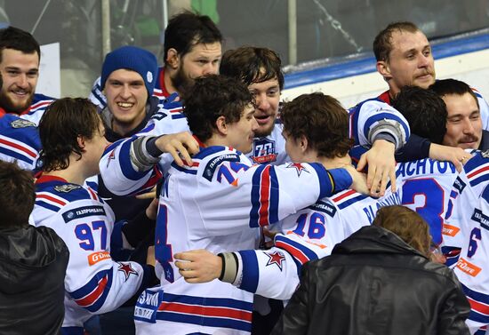 Kontinental Hockey League. Metallurg Magnitogorsk vs. SKA