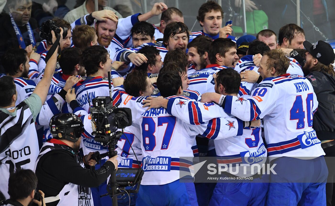 Kontinental Hockey League. Metallurg Magnitogorsk vs. SKA