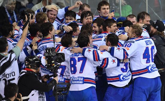 Kontinental Hockey League. Metallurg Magnitogorsk vs. SKA