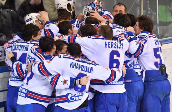 Kontinental Hockey League. Metallurg Magnitogorsk vs. SKA