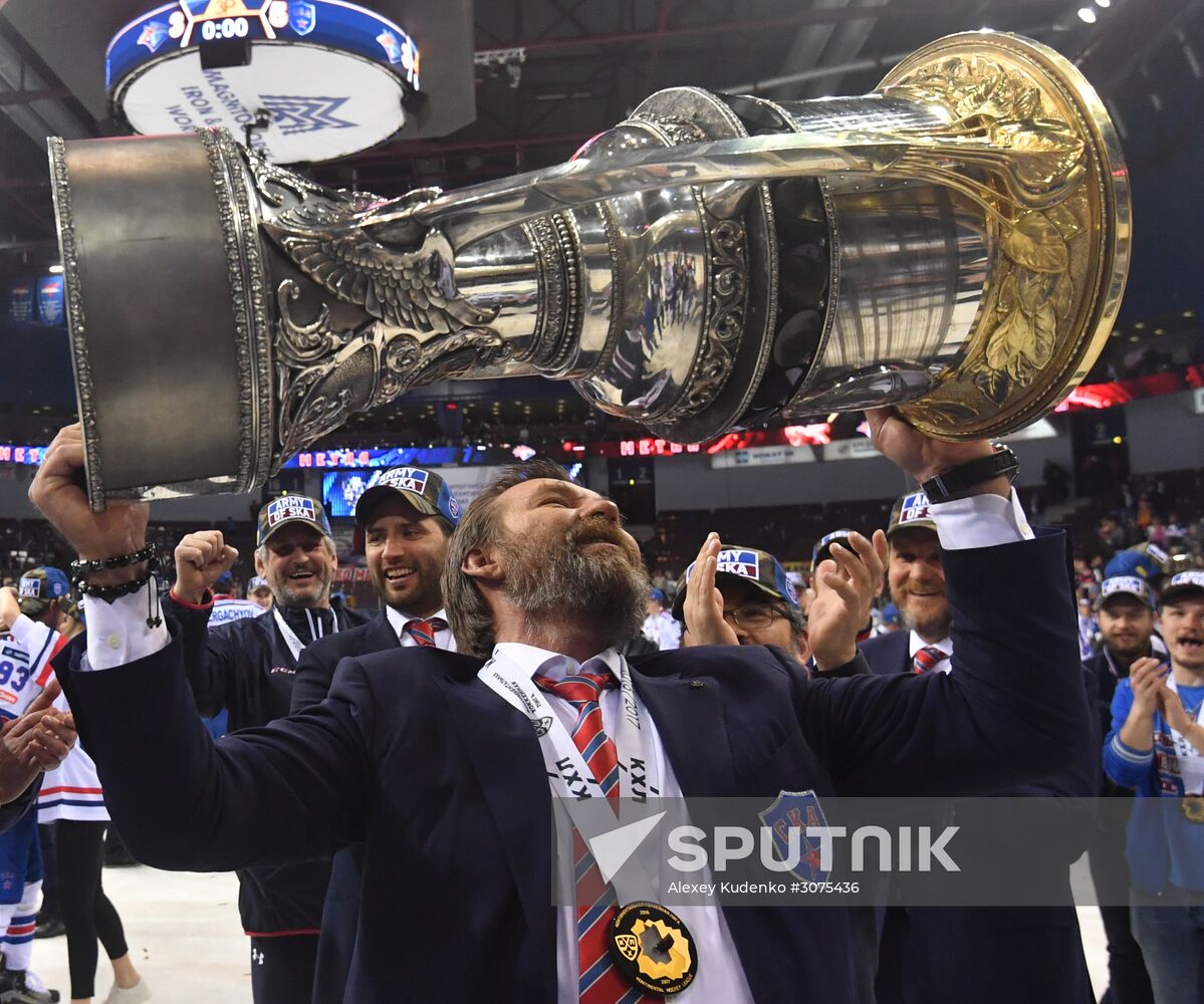 Kontinental Hockey League. Metallurg Magnitogorsk vs. SKA