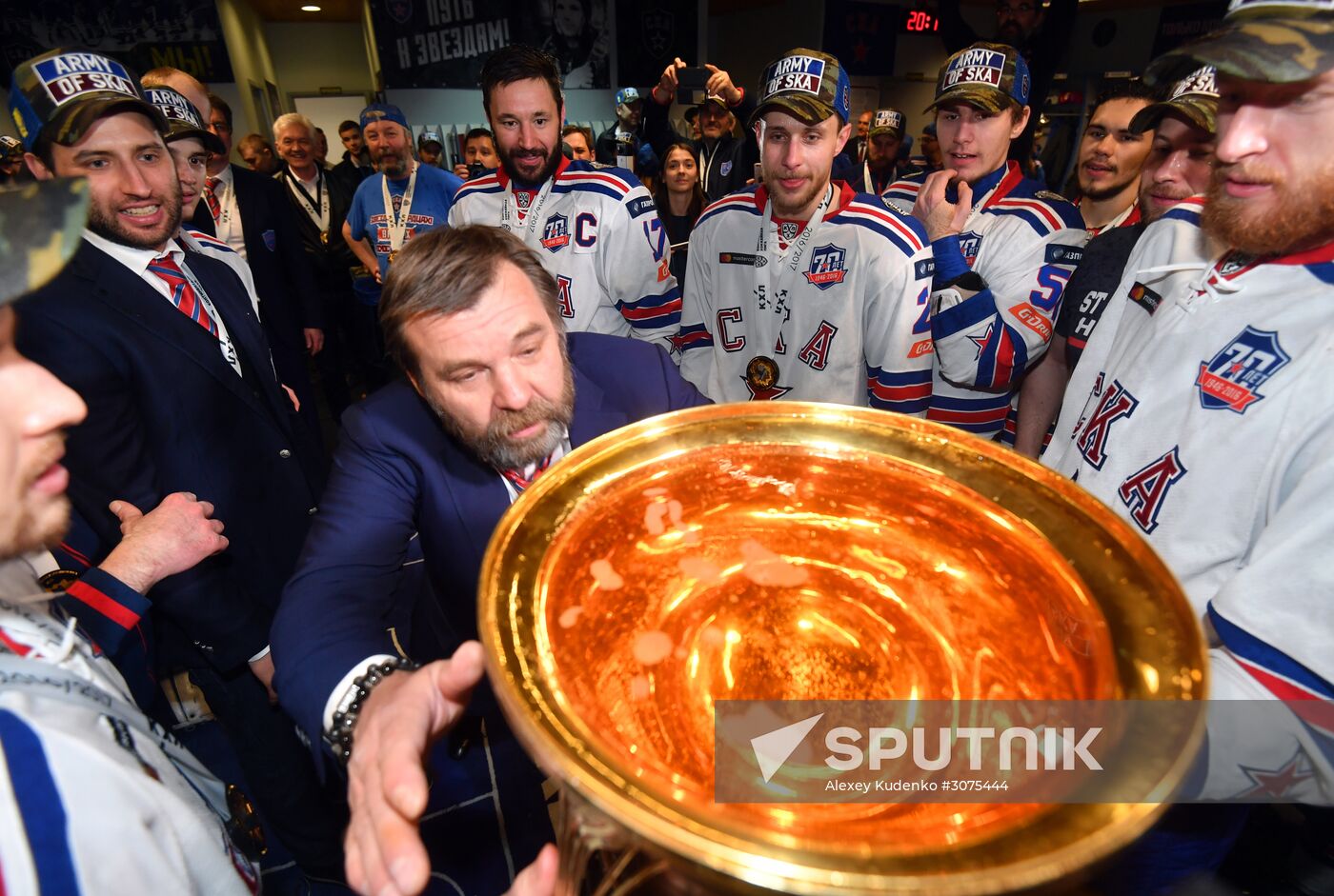 Kontinental Hockey League. Metallurg Magnitogorsk vs. SKA