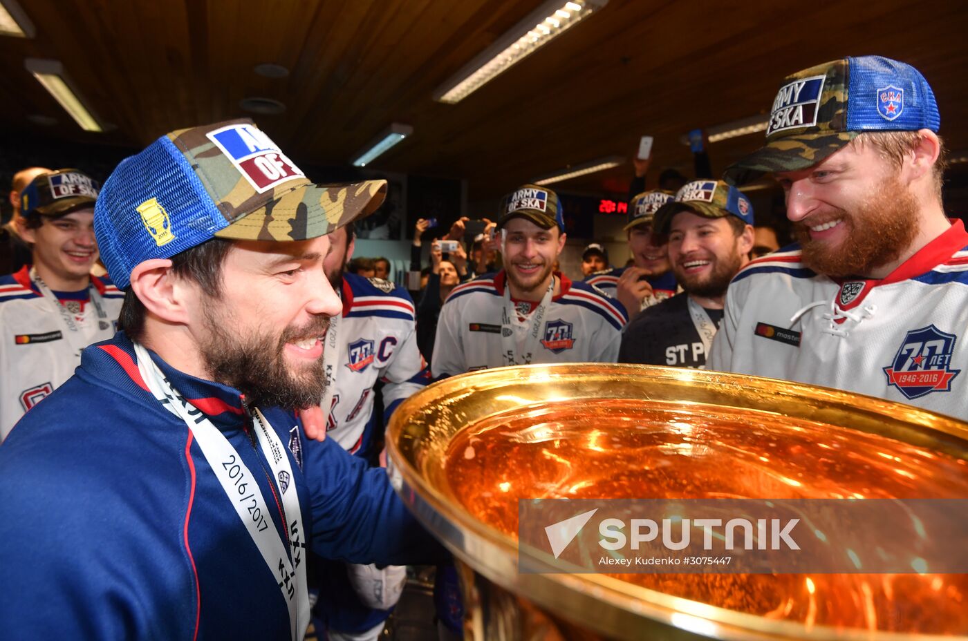 Kontinental Hockey League. Metallurg Magnitogorsk vs. SKA