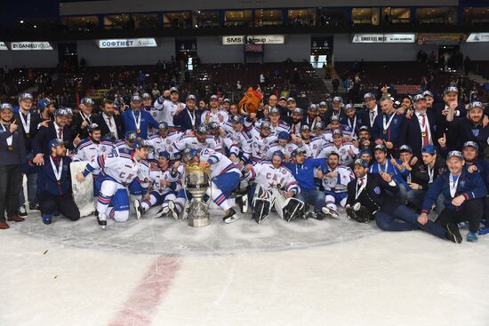 Kontinental Hockey League. Metallurg Magnitogorsk vs. SKA