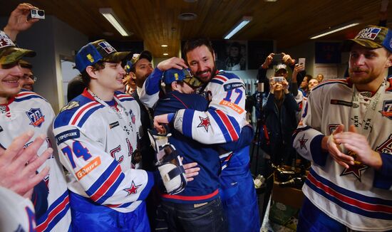 Kontinental Hockey League. Metallurg Magnitogorsk vs. SKA