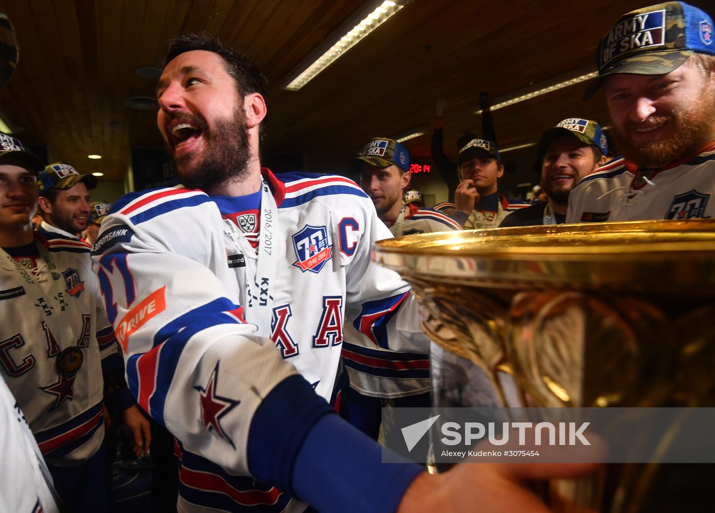 Kontinental Hockey League. Metallurg Magnitogorsk vs. SKA