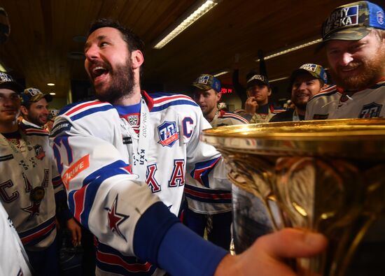 Kontinental Hockey League. Metallurg Magnitogorsk vs. SKA