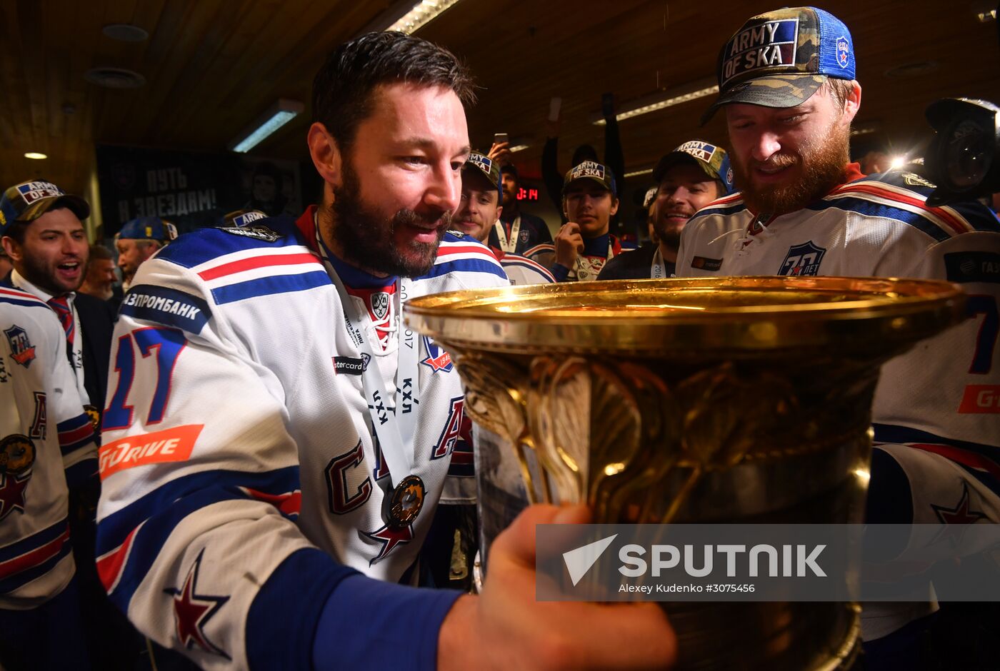 Kontinental Hockey League. Metallurg Magnitogorsk vs. SKA