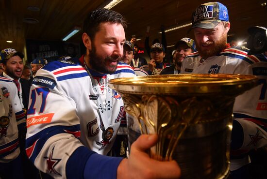 Kontinental Hockey League. Metallurg Magnitogorsk vs. SKA