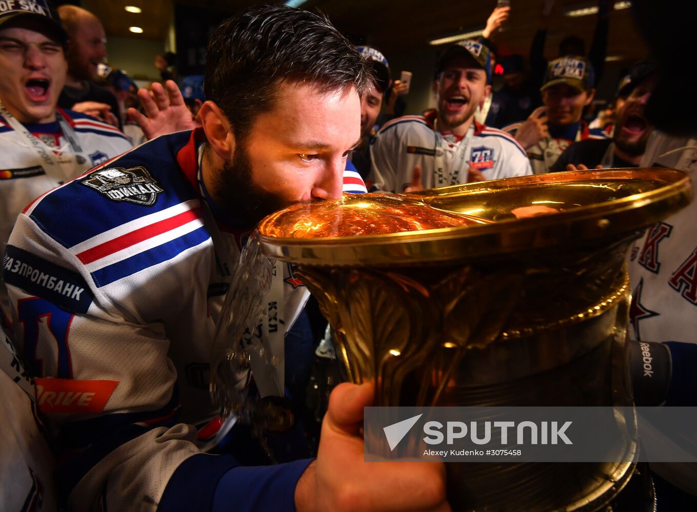 Kontinental Hockey League. Metallurg Magnitogorsk vs. SKA