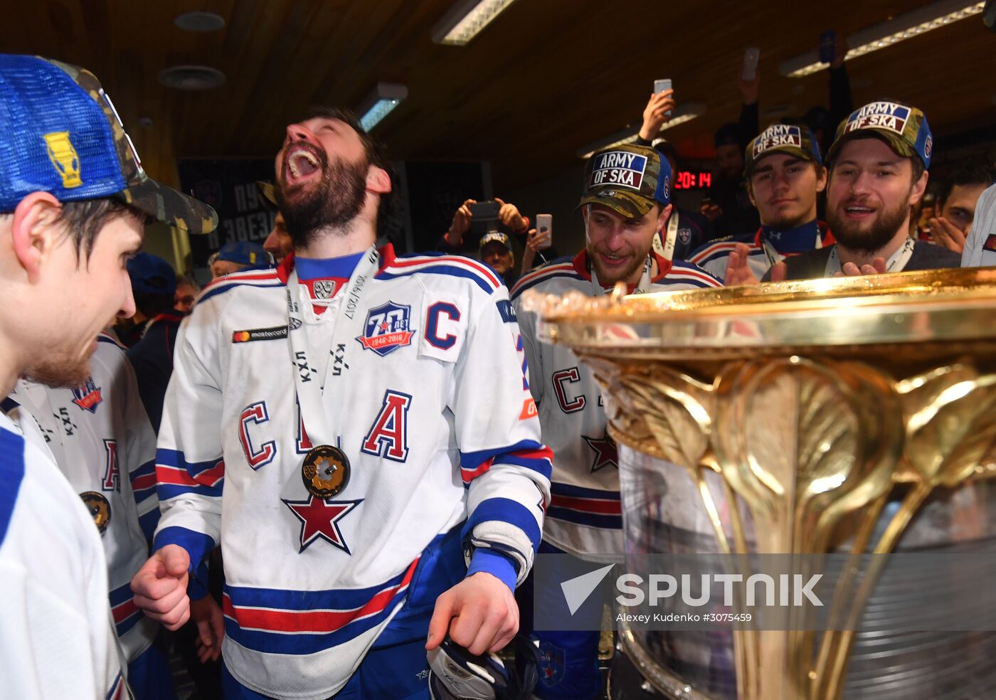 Kontinental Hockey League. Metallurg Magnitogorsk vs. SKA