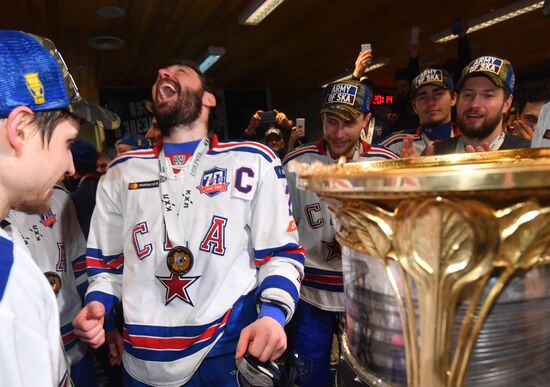 Kontinental Hockey League. Metallurg Magnitogorsk vs. SKA