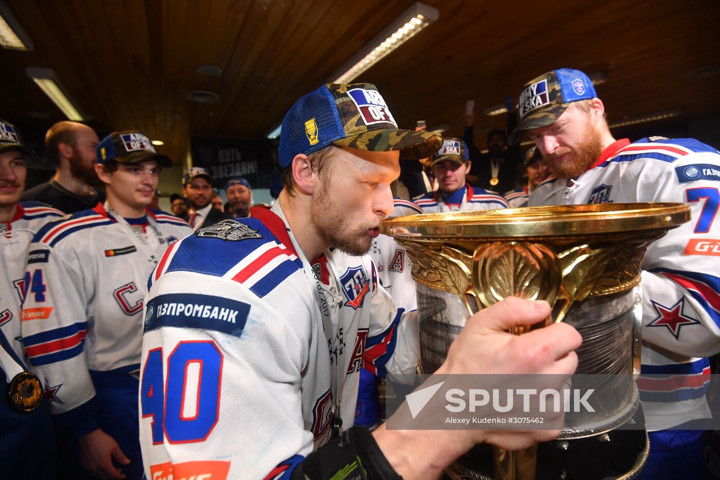 Kontinental Hockey League. Metallurg Magnitogorsk vs. SKA